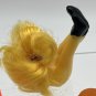 Vintage Doll Cake Topper Blow Mold Ponytail Girl & Food Accessories Mod 60s