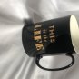 Kate Spade By Lenox Black Ceramic This Is The Life Round Shape Coffee Tea Mug