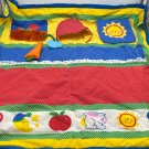 Playskool Baby Fold N Go Play Mat Activity Quilt Blanket Tummy Time  1987