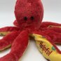 Kohls Cares Red/Yellow 12" Octopus Plush Stuffed Animal Toy Helpful RETIRED
