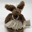 Vintage The Hen in the Holly Bunny Rabbit Lace Skirt Plush Santa Fe Springs CA