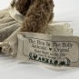 Vintage The Hen in the Holly Bunny Rabbit Lace Skirt Plush Santa Fe Springs CA