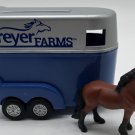 Breyer Farms Stablemates Tag-A-Long Trailer & Breyer Horse