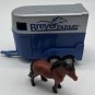 Breyer Farms Stablemates Tag-A-Long Trailer & Breyer Horse