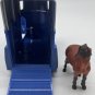 Breyer Farms Stablemates Tag-A-Long Trailer & Breyer Horse