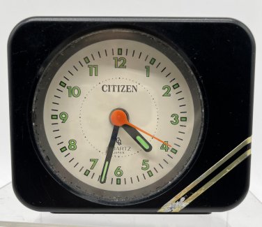 Citizen Quartz Alarm Clock Working Made In Japan - Tested Works