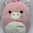 Squishmallow Pandora the Pegasus Pink Stuffed Plush 10” Kellytoy Animal