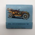 Rare Vintage 1977 Matchbook Studebaker “40” Car Facts Unused