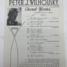 Peter J Wilhousky Choral Series 1 Carol of the Bells 1936 Carl Fischer Inc