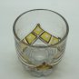 Vintage Clear Bohemian Glass Flash Painted Footed Decorative Flower Vase 12 in