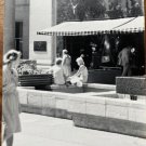 B&W Photo 70s City Street Bank Of Commerce Sail Fish Marlin Man 3.5”x 5”