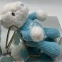 Dan Dee Collectors Choice Bunny Plays " Jesus Loves Me" Blue White 9" Plush