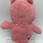 2004 Care Bears Love-a-lot Bear Pink 11â Baby Stuffed Animal Plush With Rattle
