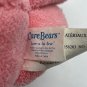 2004 Care Bears Love-a-lot Bear Pink 11â Baby Stuffed Animal Plush With Rattle