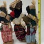 Peruvian Thread Folk Art Doll Baby Handmade in Traditional Dress Set of 3