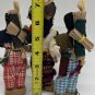 Peruvian Thread Folk Art Doll Baby Handmade in Traditional Dress Set of 3