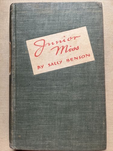 Junior Miss, Hardcover, Sally Benson, 1941, VG, Great Copy