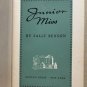 Junior Miss, Hardcover, Sally Benson, 1941, VG, Great Copy