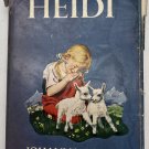 Heidi by Johanna Spyri Vintage Hardcover Book Companion Library Edition