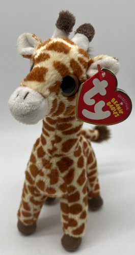Topper retired 2010 TY Beanie Babie 9in brown spots Giraffe MWMT new 42019