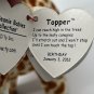 Topper retired 2010 TY Beanie Babie 9in brown spots Giraffe MWMT new 42019