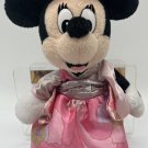 Disneyland Disney World Minnie Mouse PINK Japanese Kimono DOLL PLUSH 8”