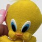 Warner Brothers Looney Tunes TWEETY BIRD Small Stuffed Doll 2003 Mattel