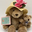 Hallmark Bearnadette Cuddlesworth & Baby Fuzzmore Plush Stuffed Mama Bear Hat
