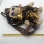TY COCONUT Monkey Fashion Sequin Backpack for Girl Boy Toddler Baby Gold Black