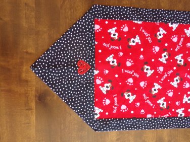 Valentine Dog Table Runner