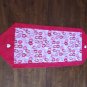 Valentine Lips Table Runner