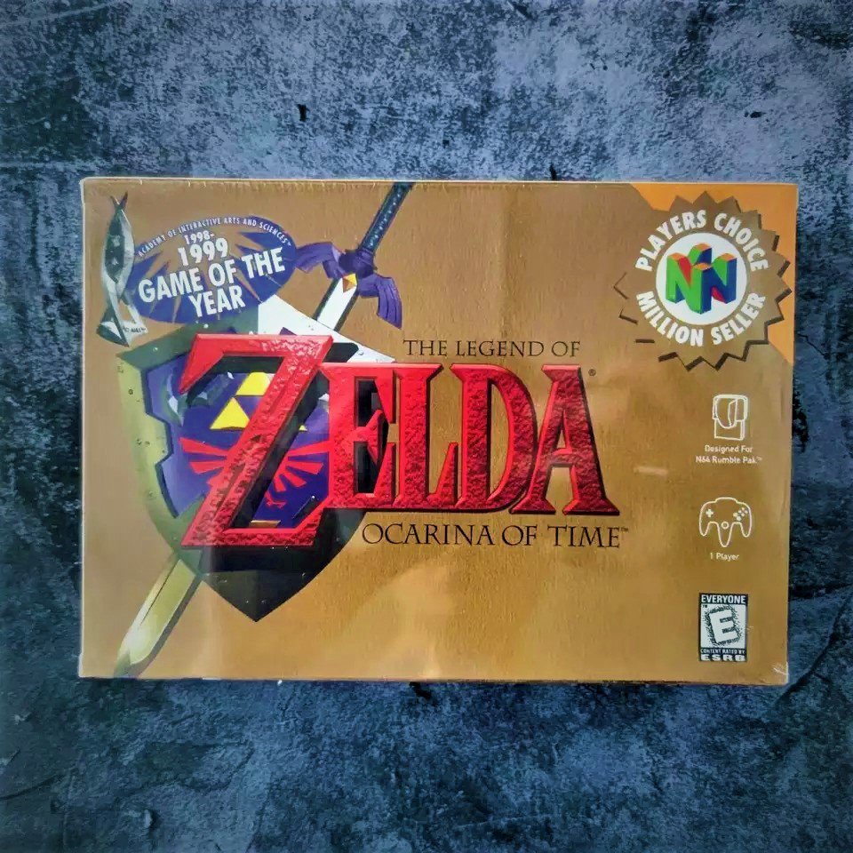 Zelda Ocarina of Time Nintendo 64 Sealed Game & Box