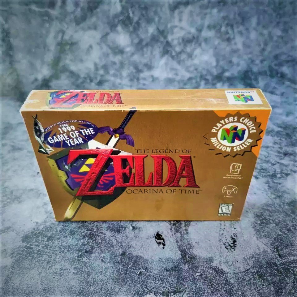 Zelda Ocarina of Time Nintendo 64 Sealed Game & Box
