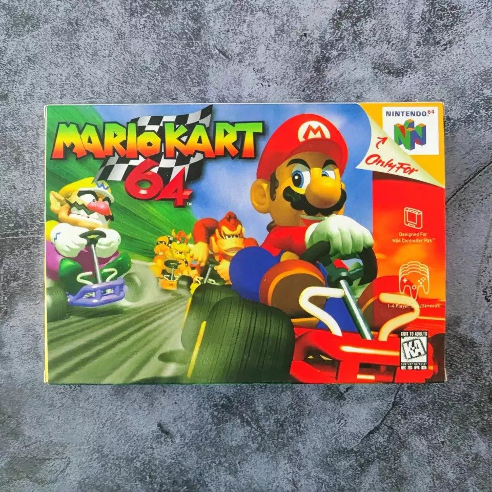 Mario Kart 64 - Nintendo 64 Sealed Game & Box