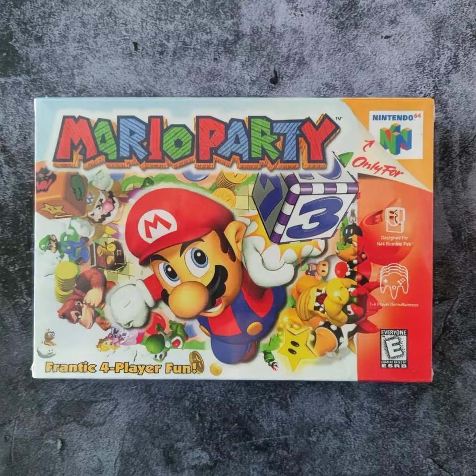 Mario Party 64 Sealed Game & Box Nintendo 64