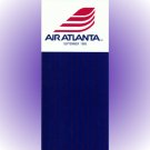 Air Atlanta system timetable 9/85 ($)