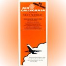 Air California system timetable 7/14/76 ($)