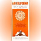 Air California system timetable 4/15/77 ($)
