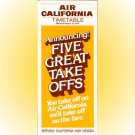 Air California system timetable 3/15/79 ($)