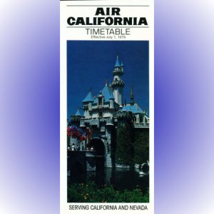 Air California system timetable 7/1/79 ($)