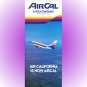 AirCal system timetable 4/1/81 ($)