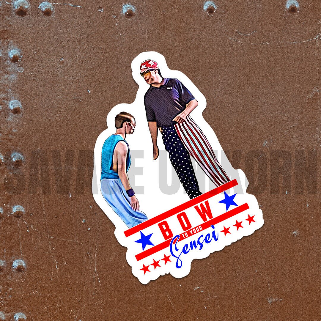 Napoleon Dynamite Kipland Ronald Rex Kwon Do Bow to your Sensei Vinyl Sticker!