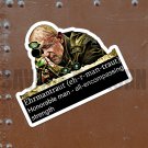 Better Call Saul Mike Ehrmantraut Vinyl Sticker! Breaking Bad Honorable Decal!