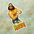The Macho Man Randy Savage "MACH" WWE WWF WCW Vinyl Sticker! Wrestling Decal!