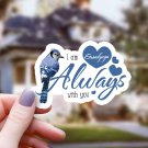 Blue Jay & Hearts I Am Always with You Grandpops Sticker