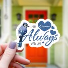 Blue Jay & Hearts I Am Always with You Gramma Sticker