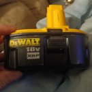 Used DeWalt 18V rechargeable battery