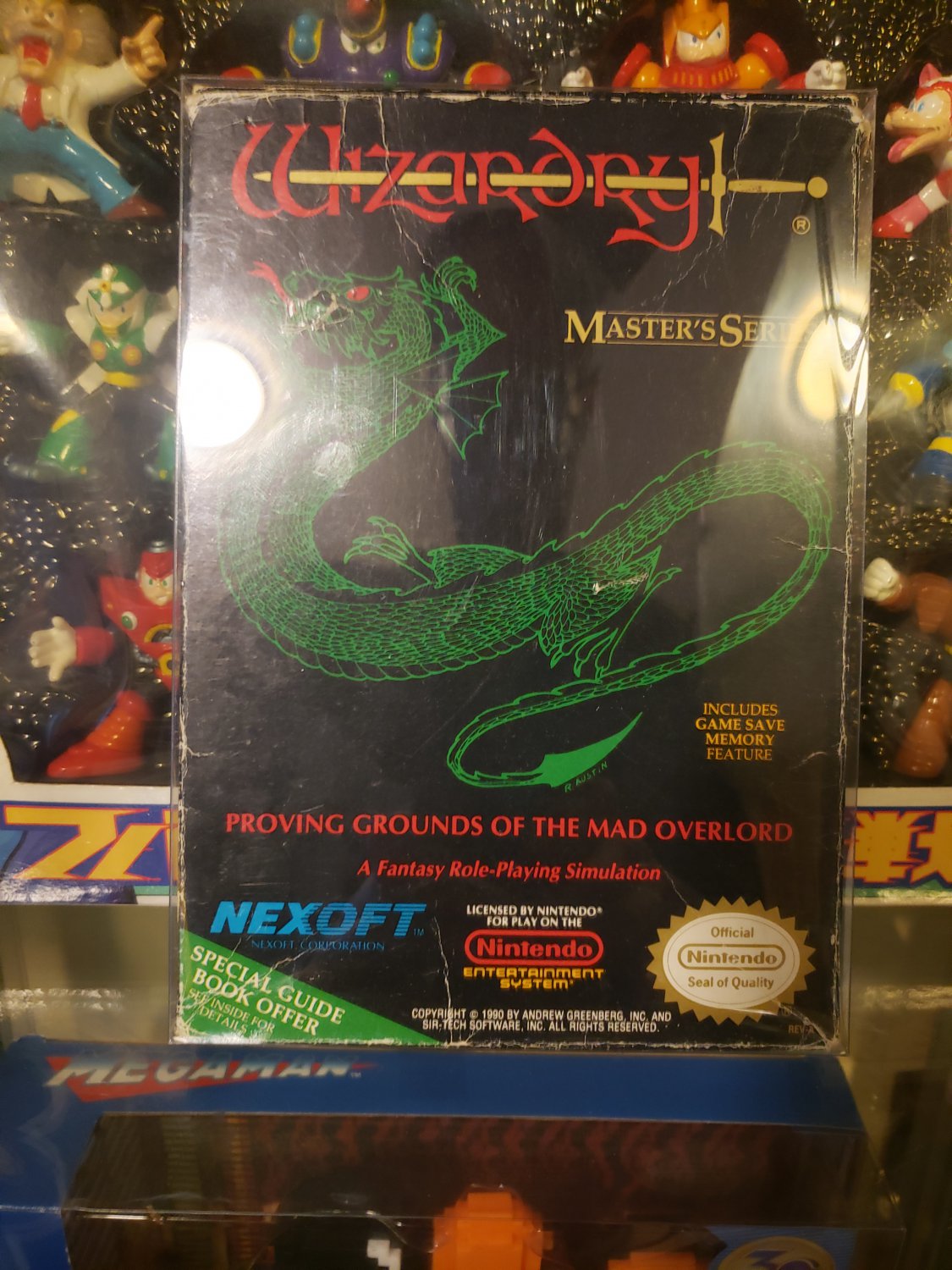 Wizardry Proving Grounds Nes Nintendo Game Box Manual CIB Complete!