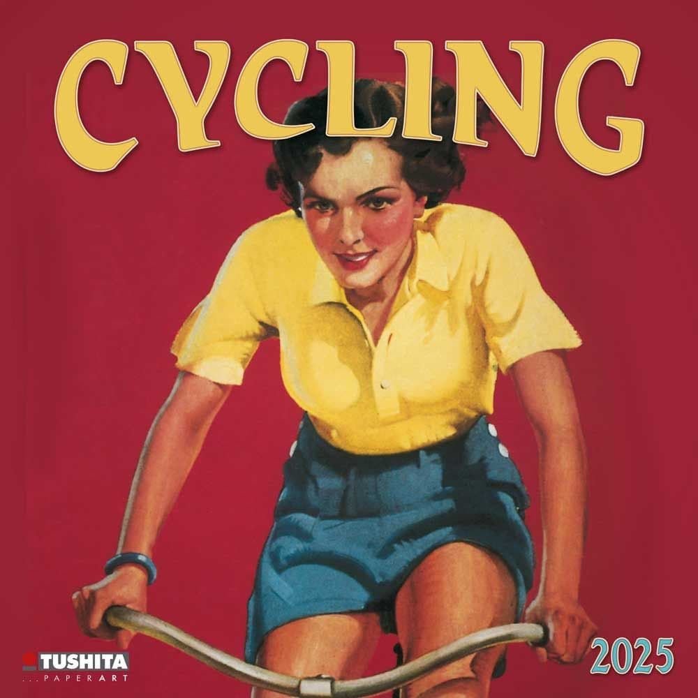 Cycling Through History 2025 Wall Calendar