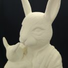 Bunny, Ceramic Bisque, Grandpa with Baby, Easter